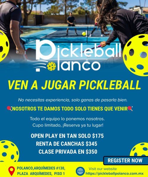 Invitación especial para que juegues Pickleball
